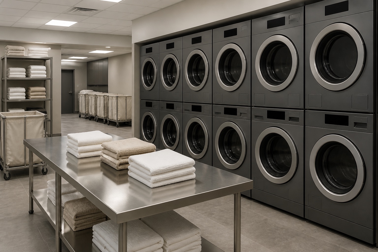 Otel çamaşırhane ve housekeeping ekipmanları